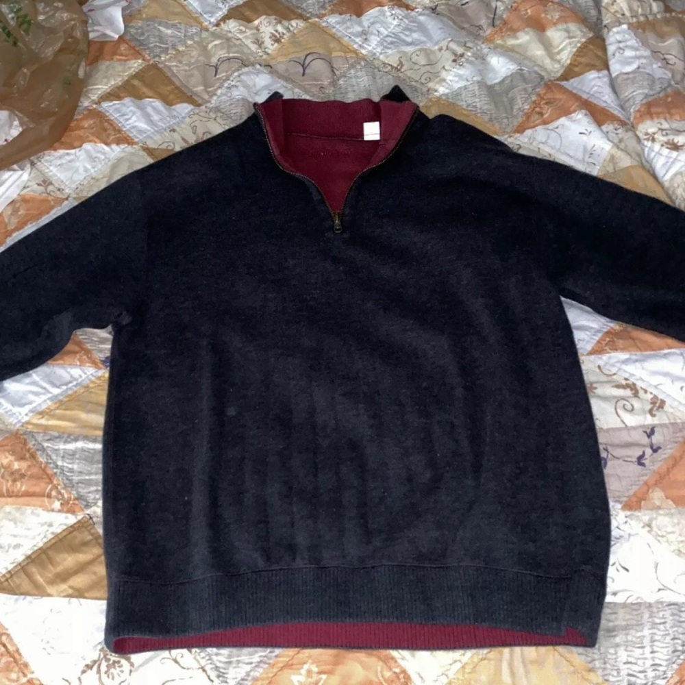 PENDLETON Mens 1/4 Zip Sweater Pullover Sz L